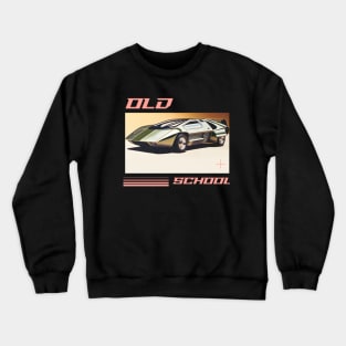 Old School Car Crewneck Sweatshirt